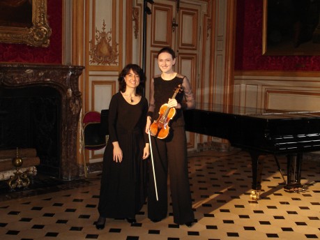 Cécile Kubik et Lorenda Ramou aux Invalides