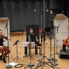 1er enregistrement mondial en trio accordéon, violon, violoncelle